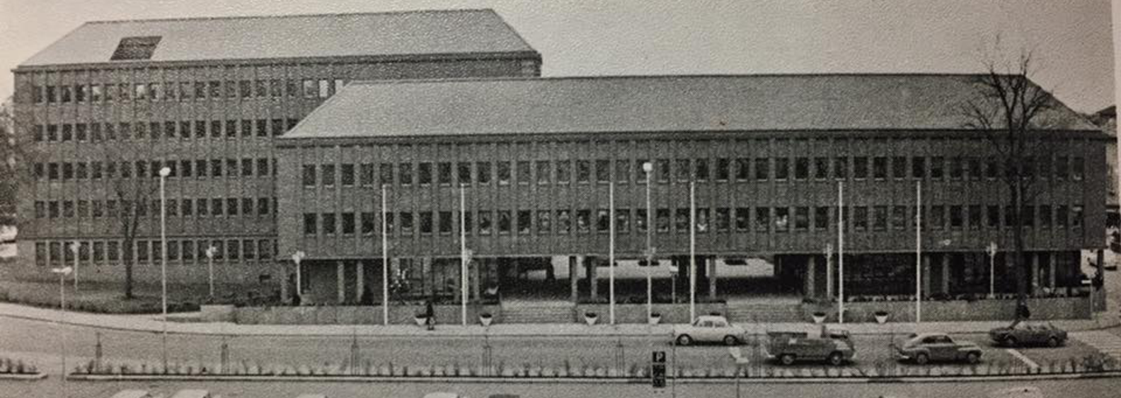 stadshuset som det såg ut 1972. 